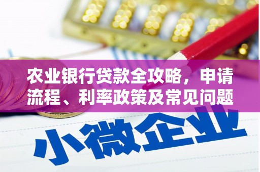 凌海农业银行贷款全攻略，申请流程、利率政策及常见问题解析