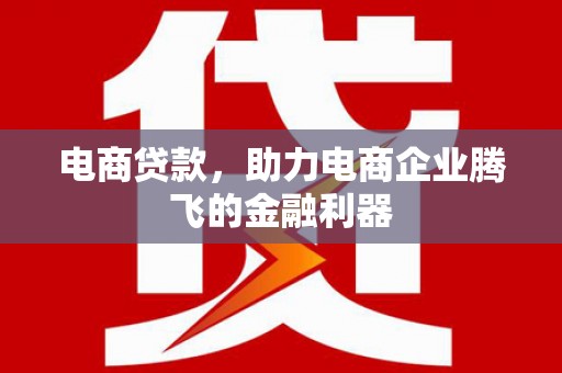 凌海电商贷款，助力电商企业腾飞的金融利器