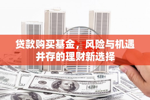 凌海贷款购买基金，风险与机遇并存的理财新选择