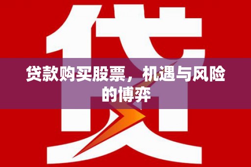 凌海贷款购买股票，机遇与风险的博弈