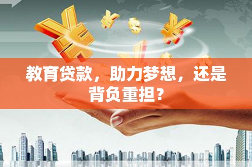 凌海教育贷款，助力梦想，还是背负重担？