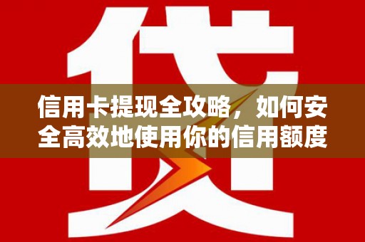 凌海信用卡提现全攻略，如何安全高效地使用你的信用额度
