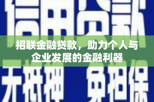 凌海招联金融贷款，助力个人与企业发展的金融利器