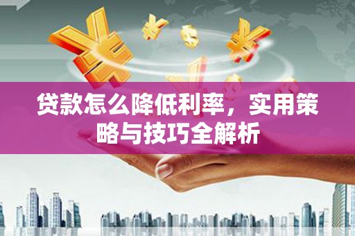 凌海贷款怎么降低利率，实用策略与技巧全解析