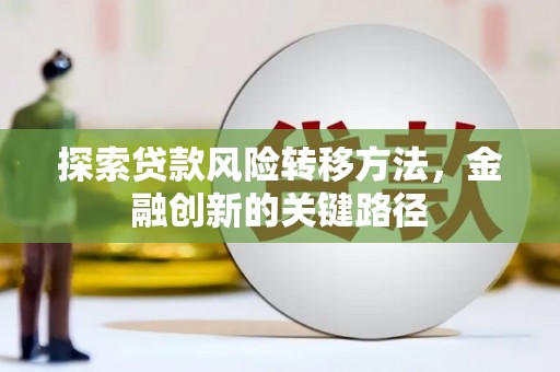 凌海探索贷款风险转移方法，金融创新的关键路径