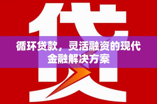 凌海循环贷款，灵活融资的现代金融解决方案