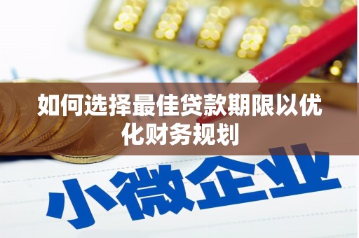 凌海如何选择最佳贷款期限以优化财务规划