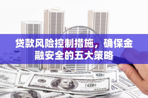 凌海贷款风险控制措施，确保金融安全的五大策略