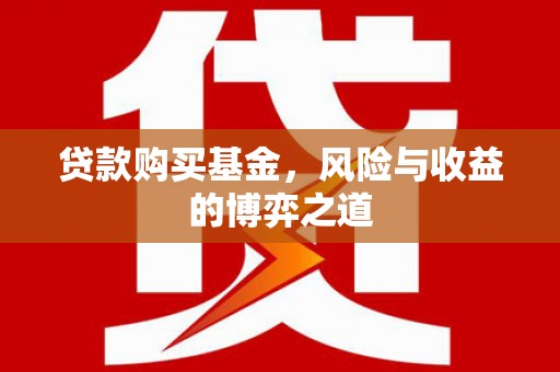 凌海贷款购买基金，风险与收益的博弈之道