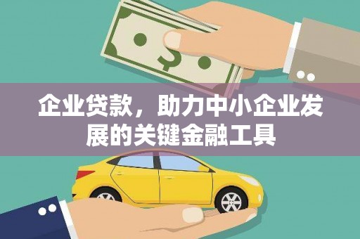 凌海企业贷款，助力中小企业发展的关键金融工具