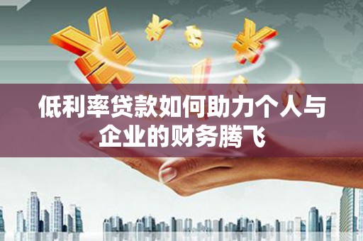 凌海低利率贷款如何助力个人与企业的财务腾飞