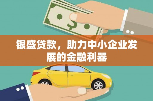 凌海银盛贷款，助力中小企业发展的金融利器