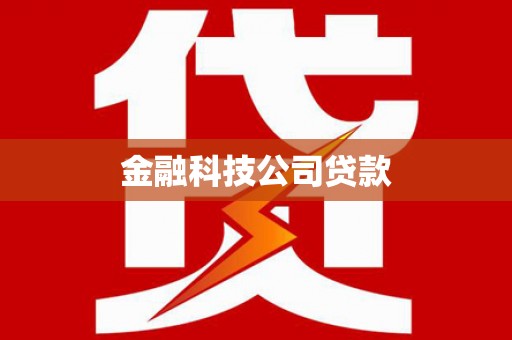 凌海金融科技公司贷款