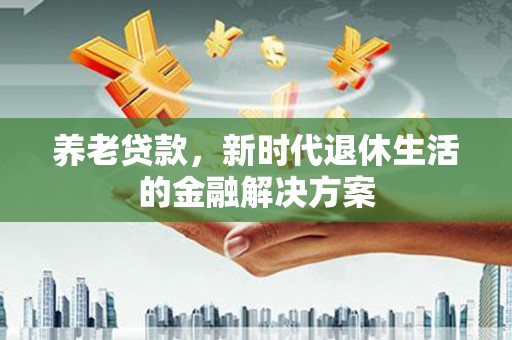 凌海养老贷款，新时代退休生活的金融解决方案