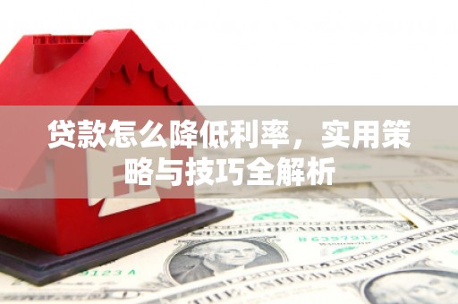 凌海贷款怎么降低利率，实用策略与技巧全解析