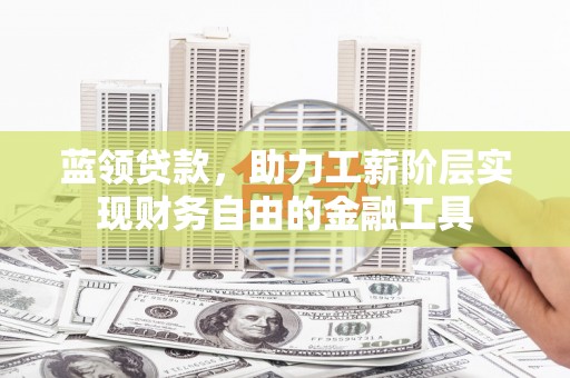 凌海蓝领贷款，助力工薪阶层实现财务自由的金融工具