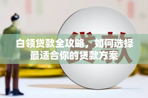 凌海白领贷款全攻略，如何选择最适合你的贷款方案